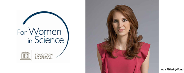 Ada Altieri, laureate of the L’Oréal-UNESCO Young Talent Award France For Women in Science