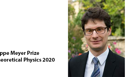 Philippe Meyer Prize in Theoretical Physics 2020 awarded to Adam Nahum