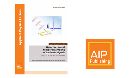 A new method to detect Terahertz signals makes the cover of Applied Physics Letters