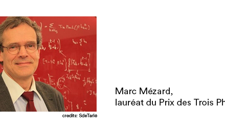 Marc Mézard, winner of the Three Physicist Prize 2021
