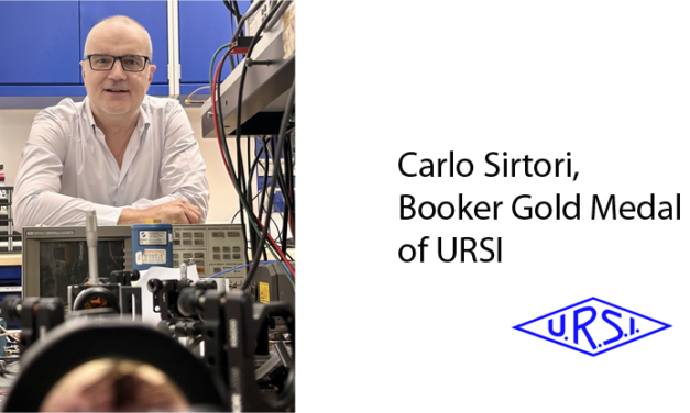 Carlo Sirtori, laureate of the Booker Gold Medal 2023 of the URSI