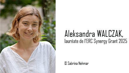 Aleksandra WALCZAK, lauréate de l’ERC Synergy Grant 2025
